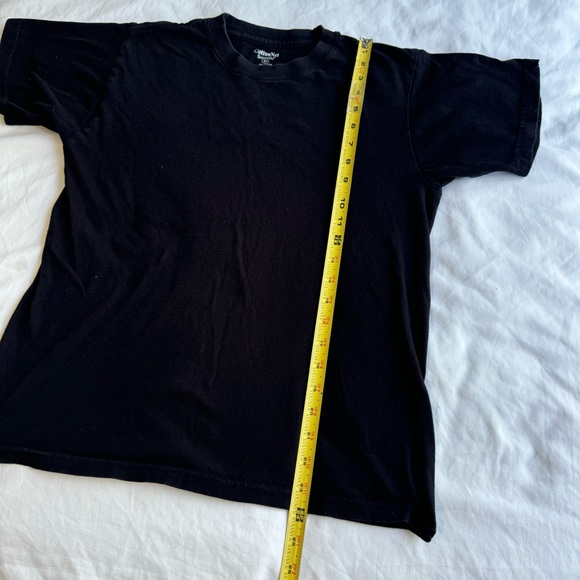 Boys Basic Black T-shirt Size M - Picture 4 of 6